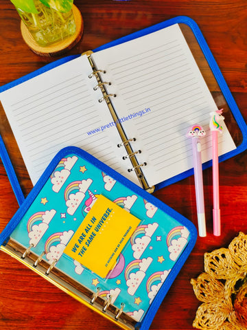 Buy Kids Notebook Journals Lock,a5 A6 Refillable Writing Diary,ring Binder  Notebook,planner,cute Gift Pack Stationery, Birthday Gift to Girls Online  in India - Etsy